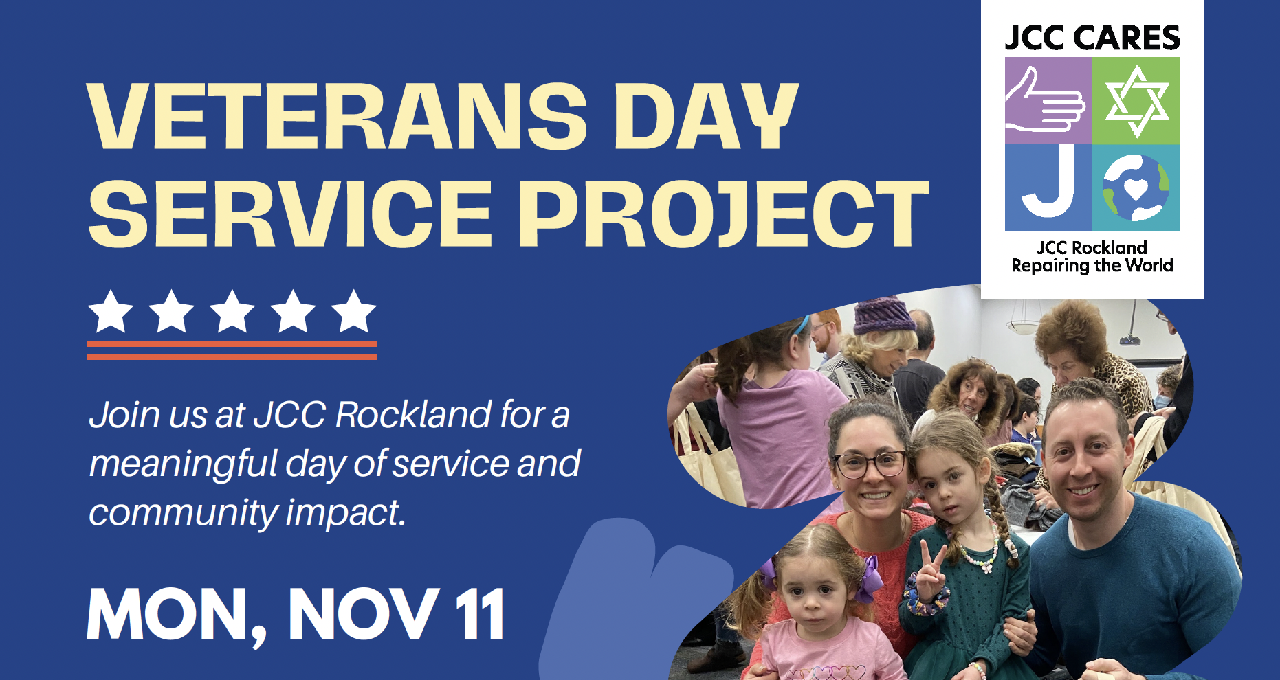 Veterans Day Service Project JCC Rockland